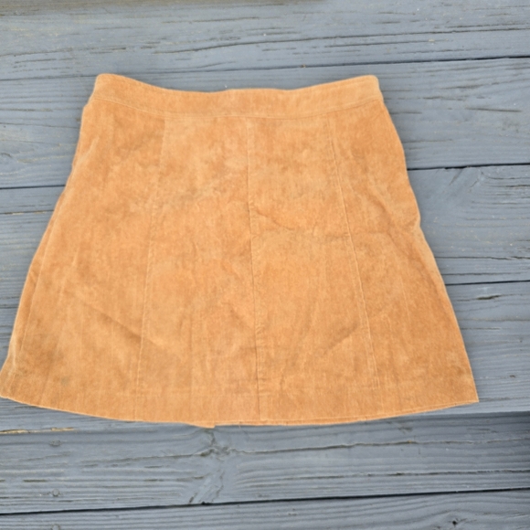 Lulu's Made with Moxie Tan Corduroy Mini Skirt - Picture 6 of 13